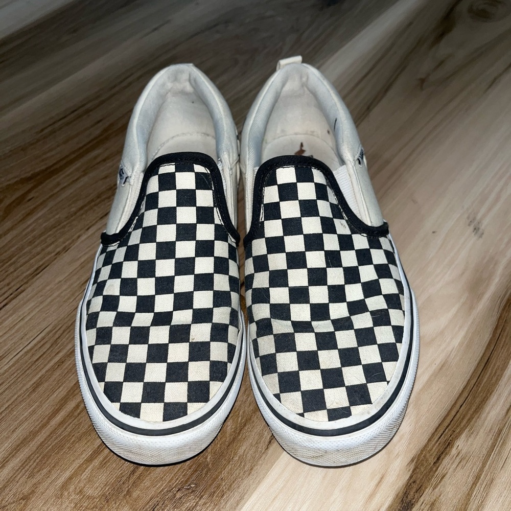 Youth boys checkered vans